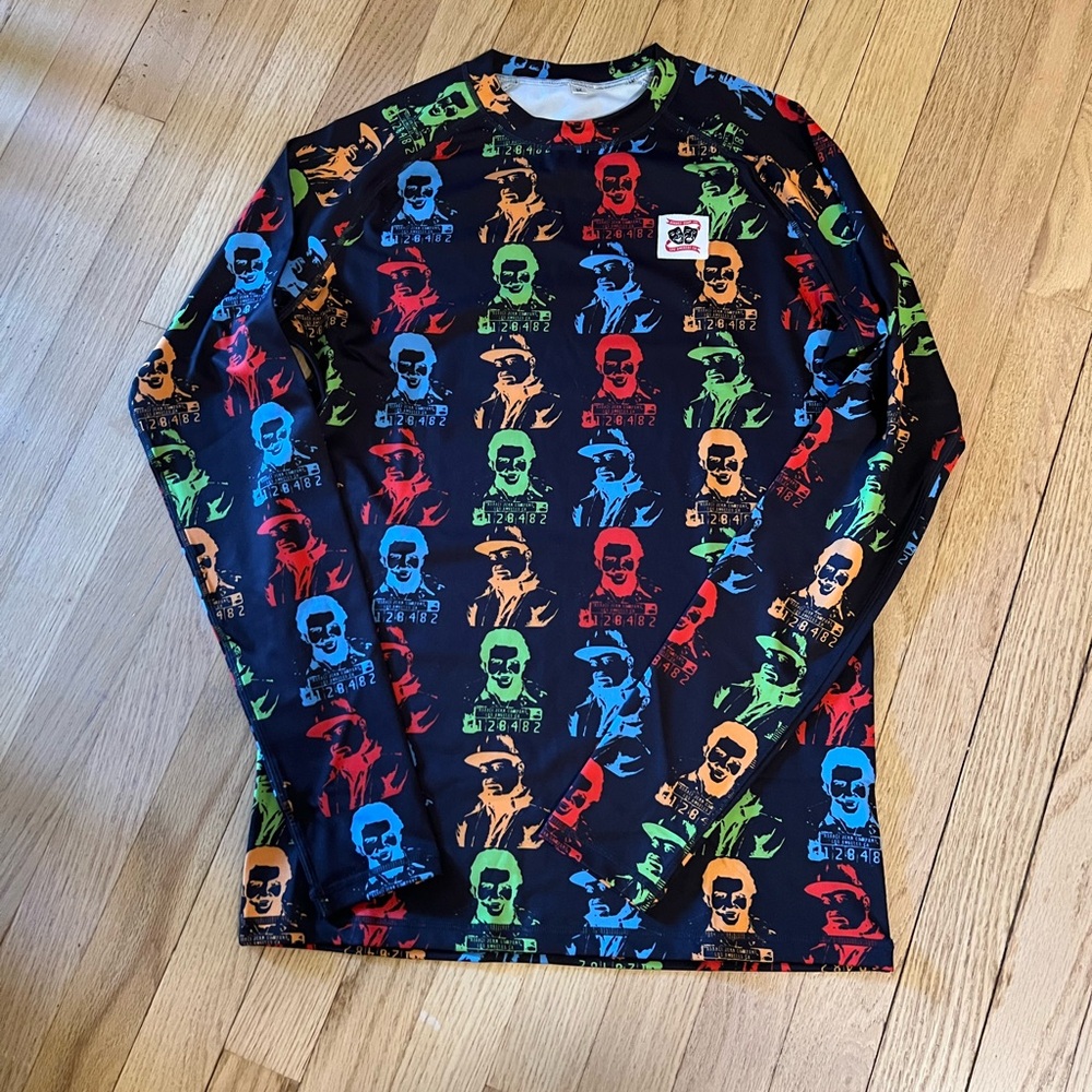 Asaali Long Sleeve Cartel Shirt dri fit.Size Medium.Fits like a compression